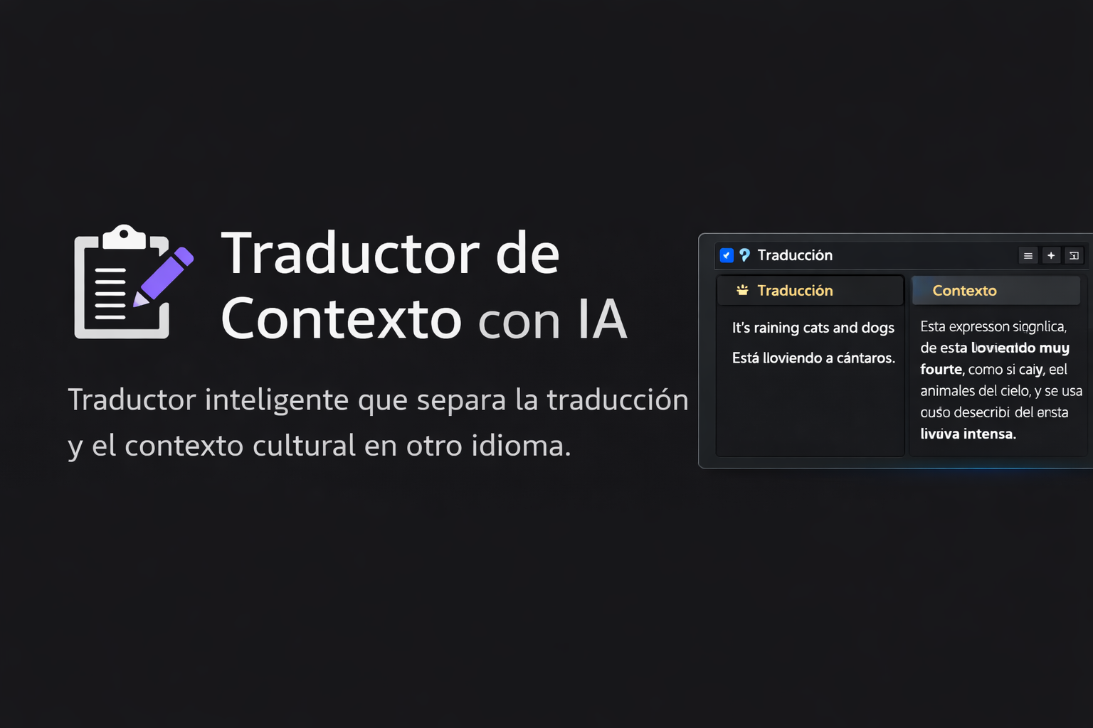 Traductor de Contexto con IA